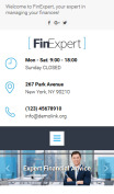 Financial Planner Website Design - mobile preview