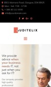 Accounting Website Design - Auditelix - mobile preview