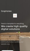 设计工作室网站- Graphonex -移动预览