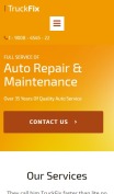 汽车经销商网站设计-卡车修复-移动预览