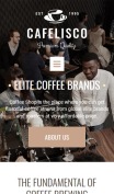 Cafe Website Design - Cafelisco - mobile preview
