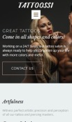 沙龙网站设计-纹身-移动预览