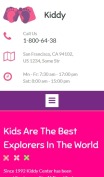 Kindergarten Website Design - Kiddy - mobile preview