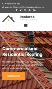 屋顶网站设计- Rooferco -移动预览