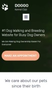 Veterinary Website Design - DOGGO - mobile preview