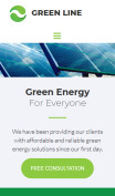 Renewable Energy Website Design - mobile preview