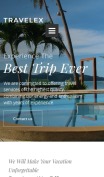 Travel Agency Website Design - Travelex - mobile preview
