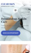 Dermatologist Website Template for Medical Clinic - mobile preview