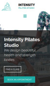 Pilates Studio Website Design - mobile preview