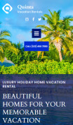Holiday Rentals Website Design - mobile preview