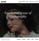 摄影网站设计- Oristi -图像