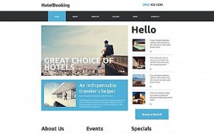 Hotel Booking Website Design - tablet image