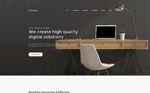 设计工作室网站- Graphonex -平板电脑图像