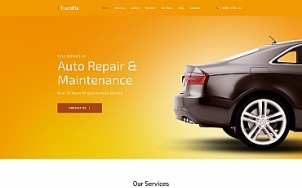 汽车经销商网站设计-卡车修复-平板图像