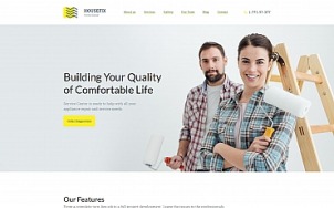 Handyman Website Design - Housefix - tablet image