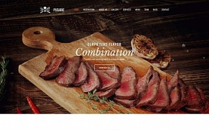 烧烤网站设计- Pugarie -平板图像