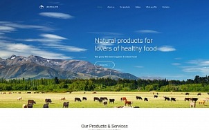 Agriculture Web Design - Agrialco - tablet image