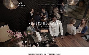 Cafe Website Design - Cafelisco - tablet image