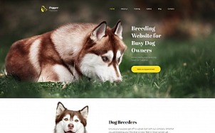 Breeder Website Design - Pupper - tablet image