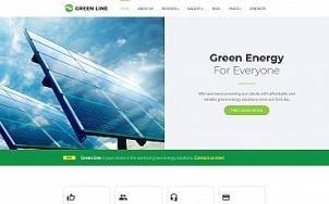 Renewable Energy Website Design - tablet image