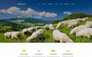 最佳农业网站设计-羊田-平板图像