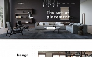 Interior Design Website Template for Home Decor Studios - tablet image