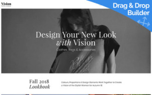 Fashion Lookbook Website Design - tablet image