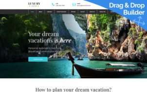 Travel Agent Website Design - tablet image