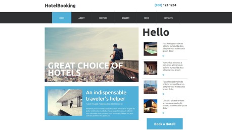 Hotel Booking Website Design - image