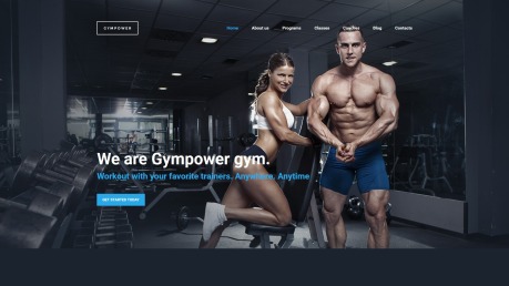 Fitness Website Design - GymPower - image