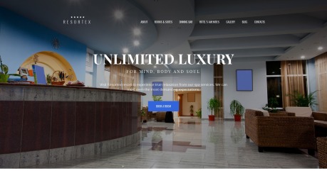 酒店网站设计-度假村-形象