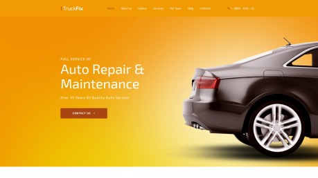 汽车经销商网站设计-卡车修理-图像