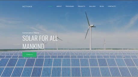 Solar Energy Website Design - Activax - image