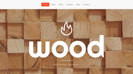 Wood Website Design - image