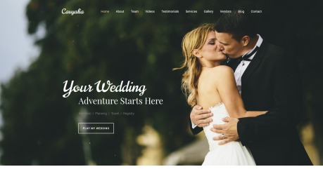 婚礼策划网站设计- Cavyalia -形象