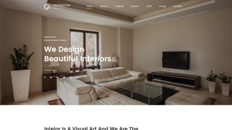Home Decor Website Design - Interioni - image