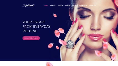 Nail Salon Website Design - Naillasi - image