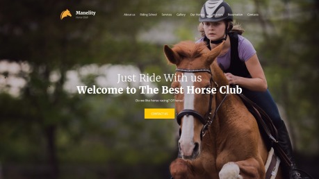Equine Website Design - Manelity - image