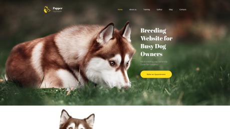 Breeder Website Design - Pupper - image