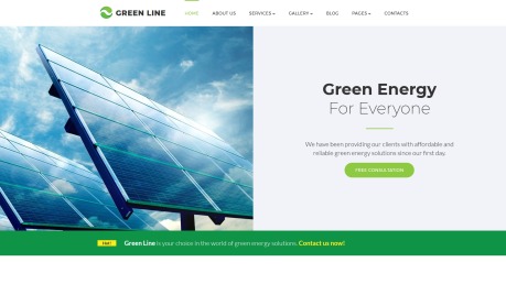 Renewable Energy Website Design - image