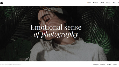 Photography Website Design - Oristi - image