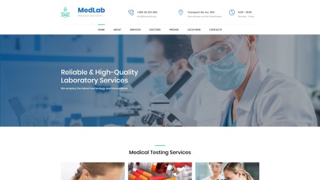 实验室网站设计- MedLab -图像
