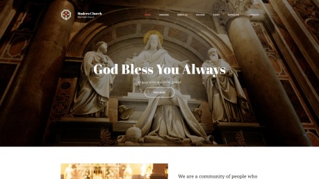 基督教会网站设计-图片