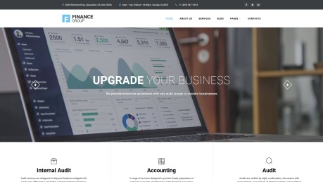 Financial Services Website Design - image
