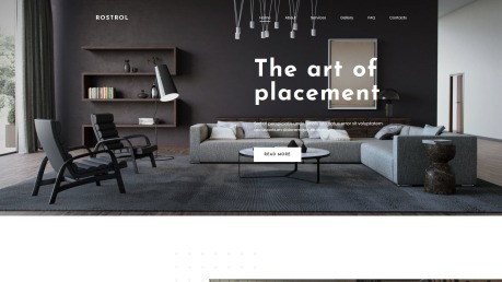 Interior Design Website Template for Home Decor Studios - image