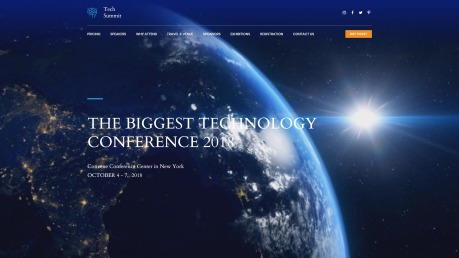 Conference Website Design - image