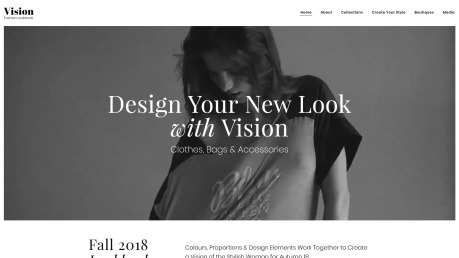 Fashion Lookbook Website Design - image
