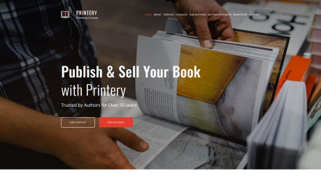 Publisher Company Website Design - image