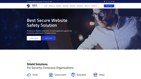 Cyber Security Website Design - image