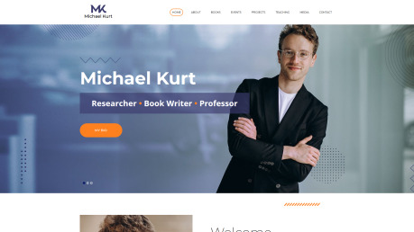 Academic Personal Website Design - image